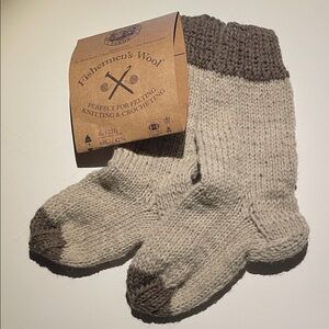 Handmade Fishermen's Wool Knit Socks